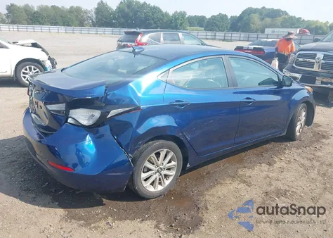2016 Hyundai Elantra Se z USA, uszkodzony, nr VIN 5NPDH4AE6GH673366
